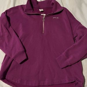 VS PINK quarter zip long sleeve